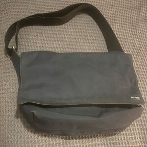 Men's Black Messenger Bag